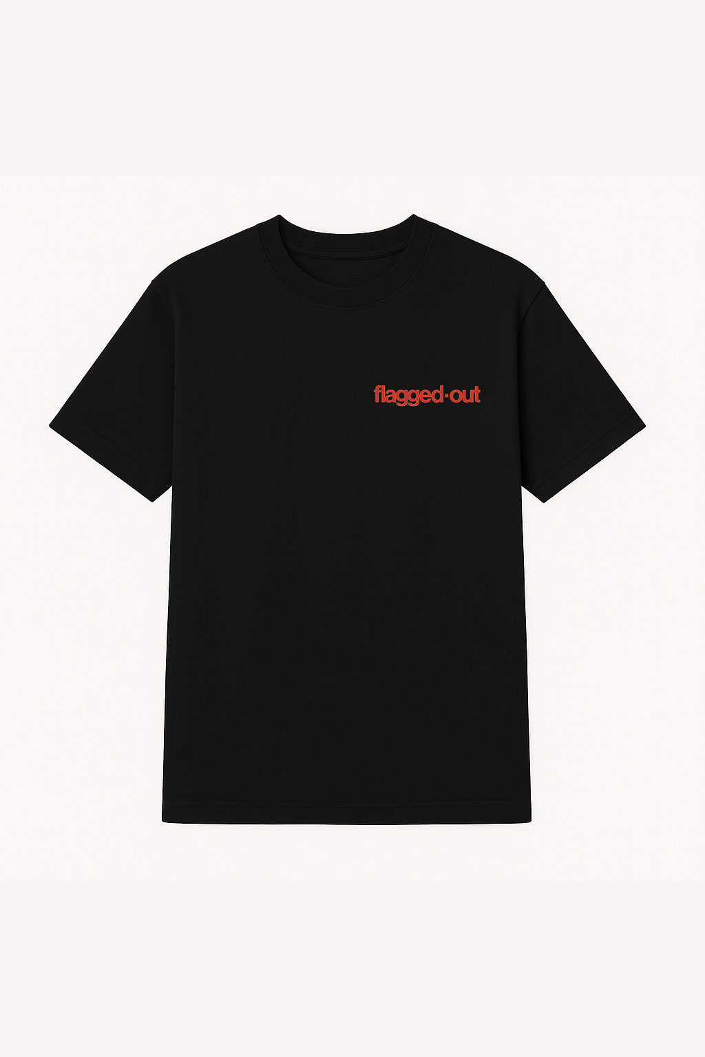 Red Flag Black Tee