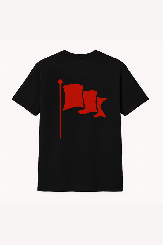Red Flag Black Tee